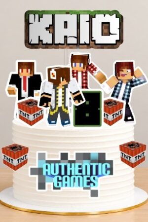 Arquivo de corte Topo de bolo Autentic Games - Studio