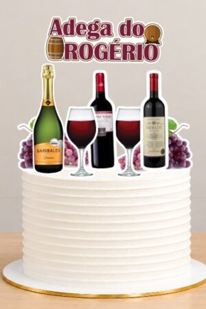 Arquivo de corte Topo de bolo Adega de vinhos - Studio