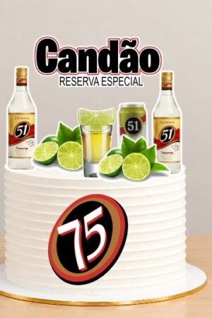 Arquivo de corte Topo de bolo 51 - STUDIO