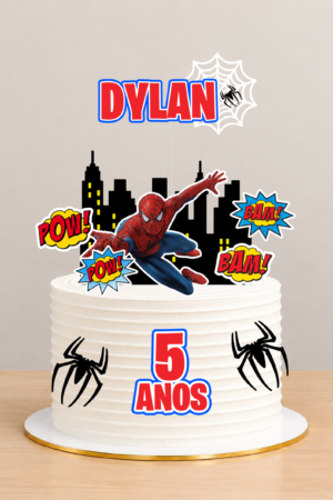 Arquivo de corte Topo de bolo HOMEM ARANHA - Studio