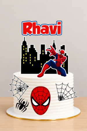Arquivo de corte Topo de bolo HOMEN ARANHA - Studio