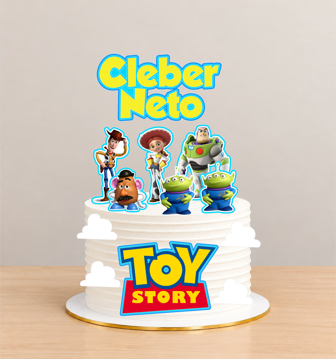 Arquivo de corte Topo de bolo TOY STORY 3D - Studio