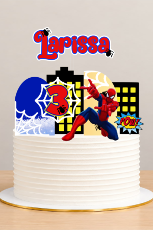 Arquivo de corte Topo de bolo HOMEM ARANHA P/MENINA - Studio